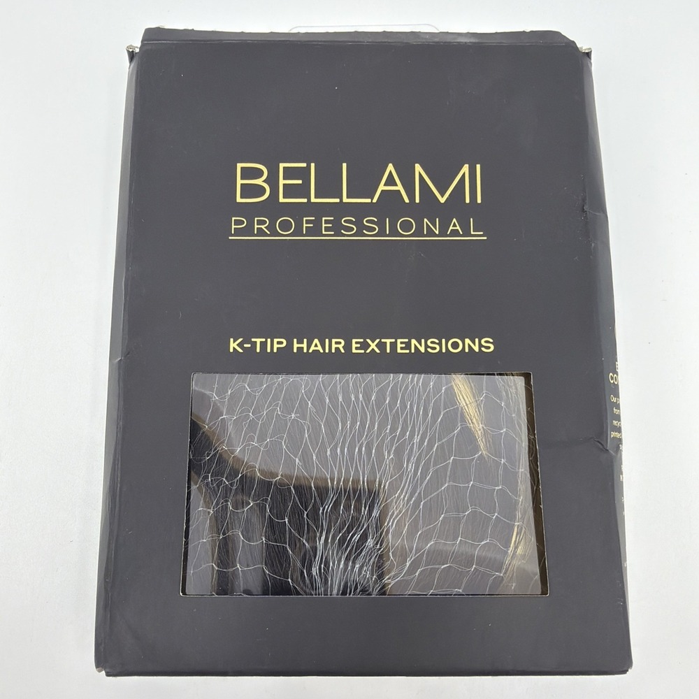 Bellami Professional K Tip Hair Extensions 16" OFF BLACM #1B PARTIAL PACK